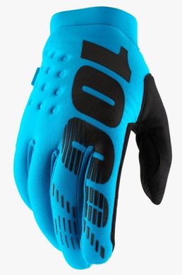Зимние мотоперчатки 100% BRISKER Glove Turquoise S (8)
