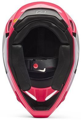 Мотошолом FOX V1 Helmet - SHIELD Pink M