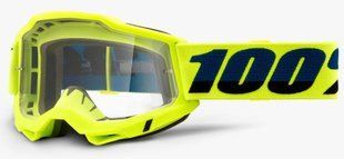 Маска кросова 100% Accuri 2 OTG Goggle Fluo Yellow - Clear Lens