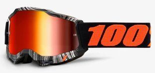 Маска кросова 100% ACCURI 2 Goggle Geospace - Mirror Red Lens, Mirror Lens