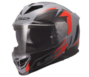 Мотошолом LS2 FF818 Storm 3 Dynamo Grey Red M