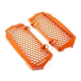 Захист радіаторів 2024 (помаранчевий) X-GRIP Radiator guard set, orange KTM SX(F),XCF,XC,2023-> EXC(F),XC-W,XCF-W,2024-> HQV TC,FC,FX,TX,2023-> FE,TE,2024-> GASGAS EC(F),MC(F),EX(F),2024->