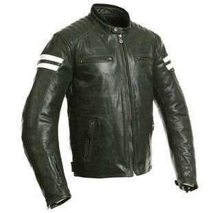 Мотокуртка SEGURA шкіра RETRO olive S
