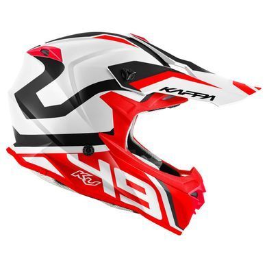 Мотошолом Kappa KV49R Evo Great Gloss white red black S