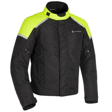 Мотокуртка Oxford Spartan Short WP MS Jkt Blk/Fluo XXXL