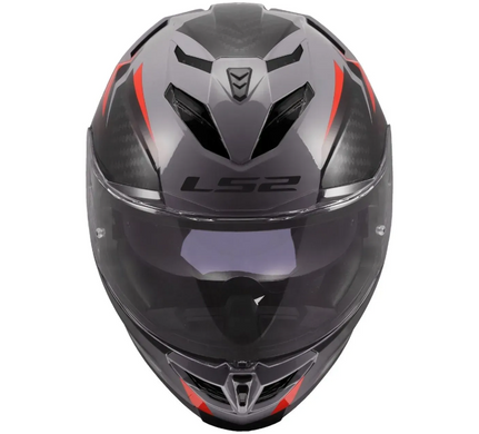 Мотошолом LS2 FF818 Storm 3 Dynamo Grey Red M
