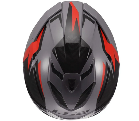 Мотошолом LS2 FF818 Storm 3 Dynamo Grey Red M