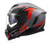 Мотошолом LS2 FF818 Storm 3 Dynamo Grey Red M