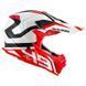 Мотошолом Kappa KV49R Evo Great Gloss white red black S