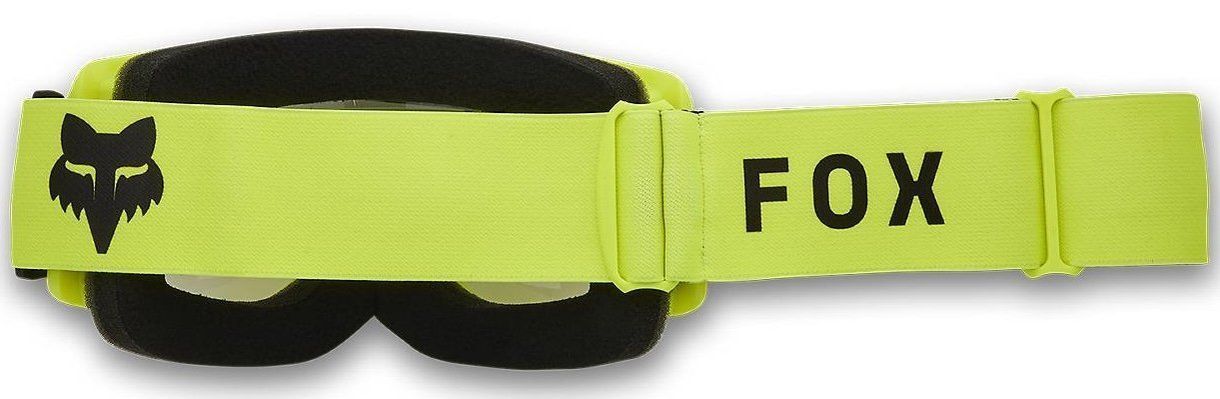 Fox Racing YTH MAIN ILLMATIK – Occhiali Da Moto Gialli Con Lente Mirror – Protezione UV E 3 Strati In Schiuma