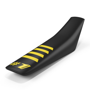 Чохол для мотосидіння Onegripper - RIBBED Black/Yellow