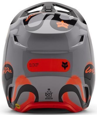 Шолом FOX V1 HELMET - EMOTION Steel Gray XXL