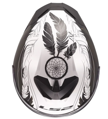 Мотошолом LS2 FF820 Rapid 3 Boho White Black Pink XS