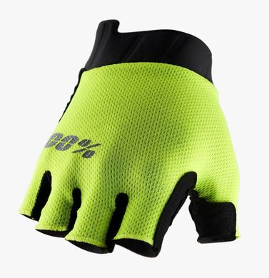 Перчатки Ride 100% EXCEEDA Gel Short Finger Glove Fluo Yellow L (10)