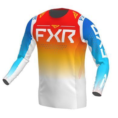 Мотоджерси детская FXR Yth Pro-Stretch MX 22-Blue/Tangerine M