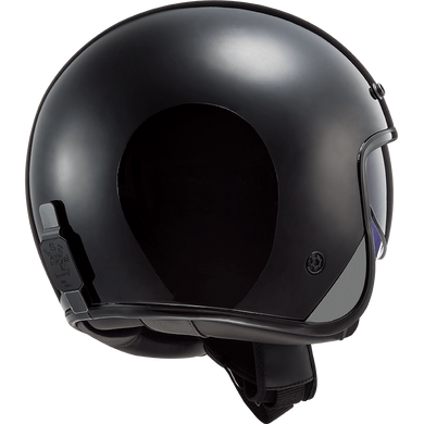 Мотошлем LS2 OF601 Bob Solid Gloss Black