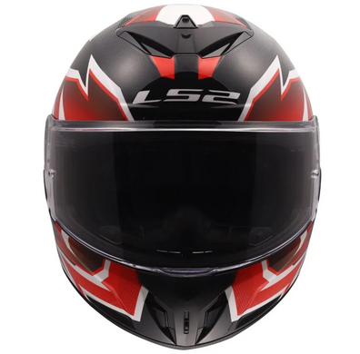 Мотошолом LS2 FF820 Rapid 3 Xtrem White Black Red S