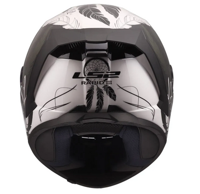 Мотошолом LS2 FF820 Rapid 3 Boho White Black Pink XS