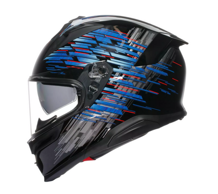 Мотошолом AGV K7 (E2206) GENISYS black/blue/grey L