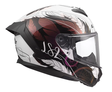 Мотошолом LS2 FF820 Rapid 3 Boho White Black Pink XS