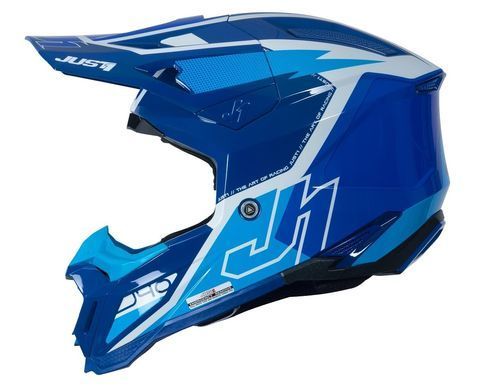 Мотошолом Just1 J40 Flash White Blue