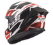 Мотошолом LS2 FF820 Rapid 3 Xtrem White Black Red S