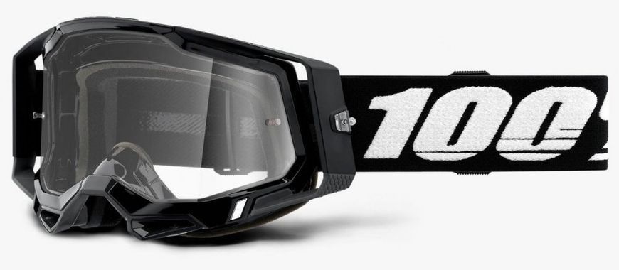 Маска кросова 100% RACECRAFT 2 Goggle Black - Clear Lens