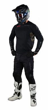 Мото Джерсі TLD Scout SE Jersey SYSTEMS BRUSHED CAMO BLk/MILITARY GREEN L