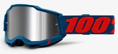 Маска кроссовая 100% ACCURI 2 Goggle Odeon - Flash Silver Lens, Mirror Lens