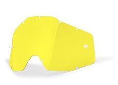 Линза 100% RACECRAFT 2/ACCURI 2/STRATA 2 Replacement Lens Yellow Anti-Fog