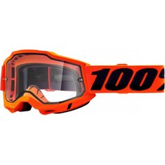 Маска кросова 100% Accuri 2 Enduro Goggle Orange - Clear Dual Lens