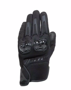 Мотоперчатки Dainese MIG 3 AIR TEX GLOVES BLACK BLACK L