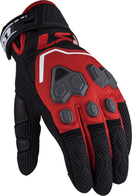 Мотоперчатки LS2 Vega Man Gloves Black Red L