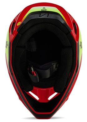 Мотошлем FOX YTH V1 BALLAST HELMET Flo Red YL