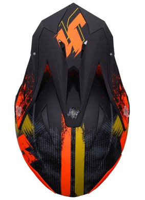 Мотошолом Just1 J39 Storm Orange Sand Black Matt L