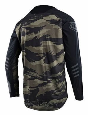 Мото Джерсі TLD Scout SE Jersey SYSTEMS BRUSHED CAMO BLk/MILITARY GREEN L