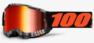 Маска кросова підліткова 100% ACCURI 2 Youth Goggle Geospace - Mirror Red Lens, Mirror Lens