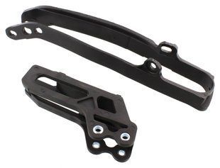 Polisport Chain guide + swingarm slider - Honda Black