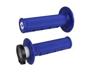 Мото гріпси ODI HALF-WAFFLE MX V2 Lock-On BLue