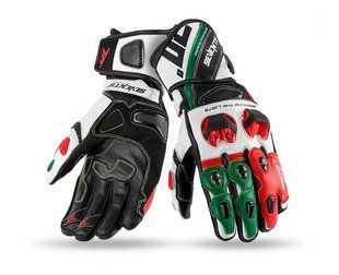 Моторукавички Seventy R12 Black Red Green S