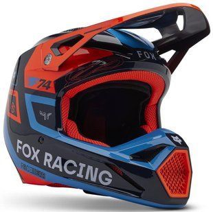Мотошолом FOX YTH V1 HELMET - RACE SPEC Midnight YS