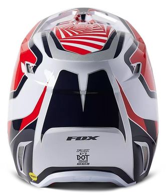 Мотошлем FOX YTH V1 GOAT Helmet Red YS