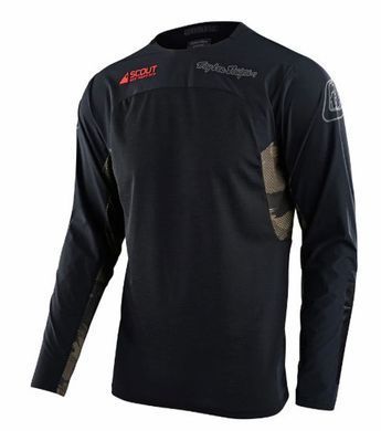 Мото Джерсі TLD Scout SE Jersey SYSTEMS BRUSHED CAMO BLk/MILITARY GREEN L