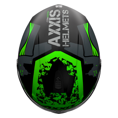Мотошлем AXXIS DRAKEN S Cosa Nostra B6 Gloss Green L