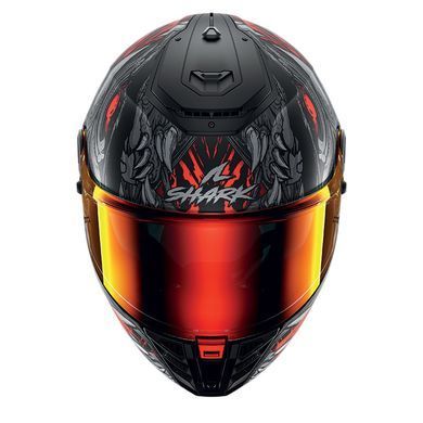 Мотошолом Shark Spartan RS Shaytan Mat Black Red Grey M
