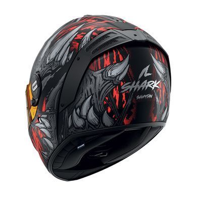 Мотошолом Shark Spartan RS Shaytan Mat Black Red Grey M