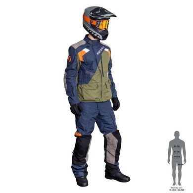 Штани текстильні Pant Dualraid Dryo grey yellow XL