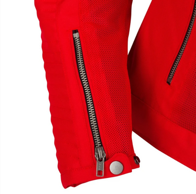 Мотокуртка SEGURA текстиль LADY DIKINSON red T0