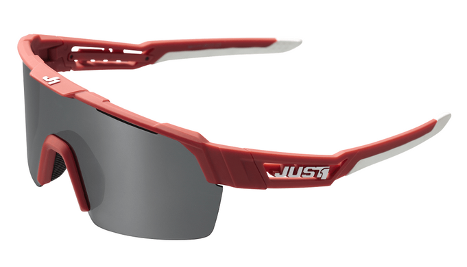 Очки Just1 Sniper Urban Dark Red-white With Silver Mirror Lens