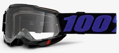 Детские мотоочки 100% ACCURI 2 Youth Goggle Moore - Clear Lens, Clear Lens